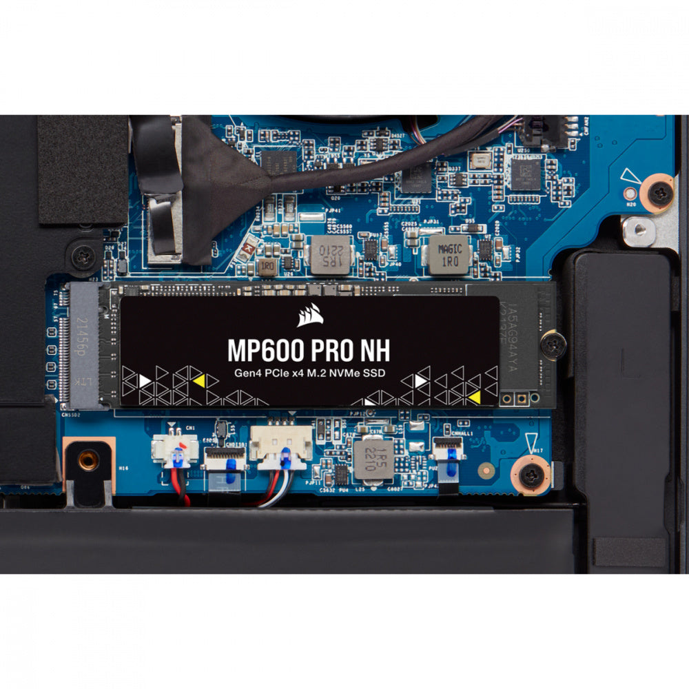 Unidad De Estado Solido Interno Corsair Mp600 Pro Nh 4tb M.2 2280 Nvme Pcie Gen 4x4 Lectura 7000mb/s Escrit 6500mb/s Sin Disipador (cssd-f4000gbmp600pnh)
