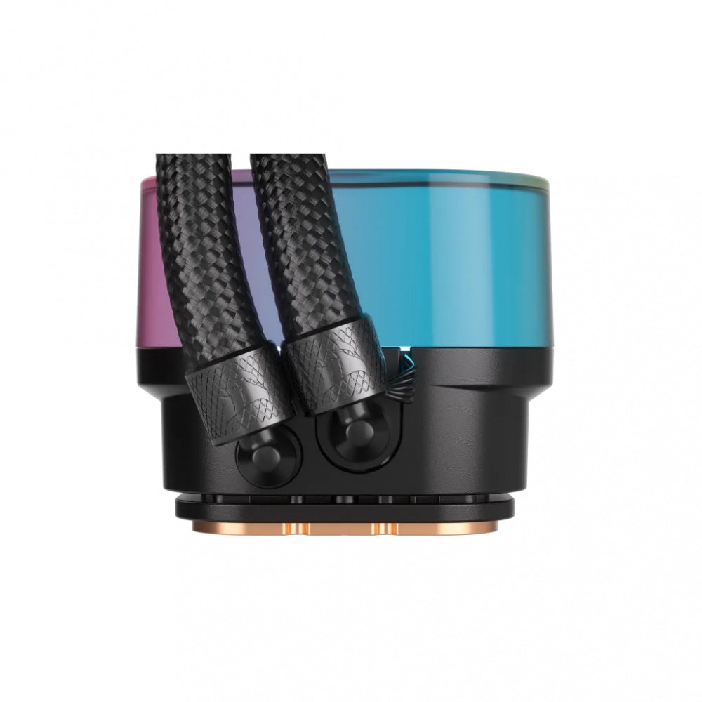 Disipador Con Enfriamiento Liquido Corsair Icue Link H100i/ 240 Mm/ S-1700 1200/ Am5 Am4/ Rgb Negro
