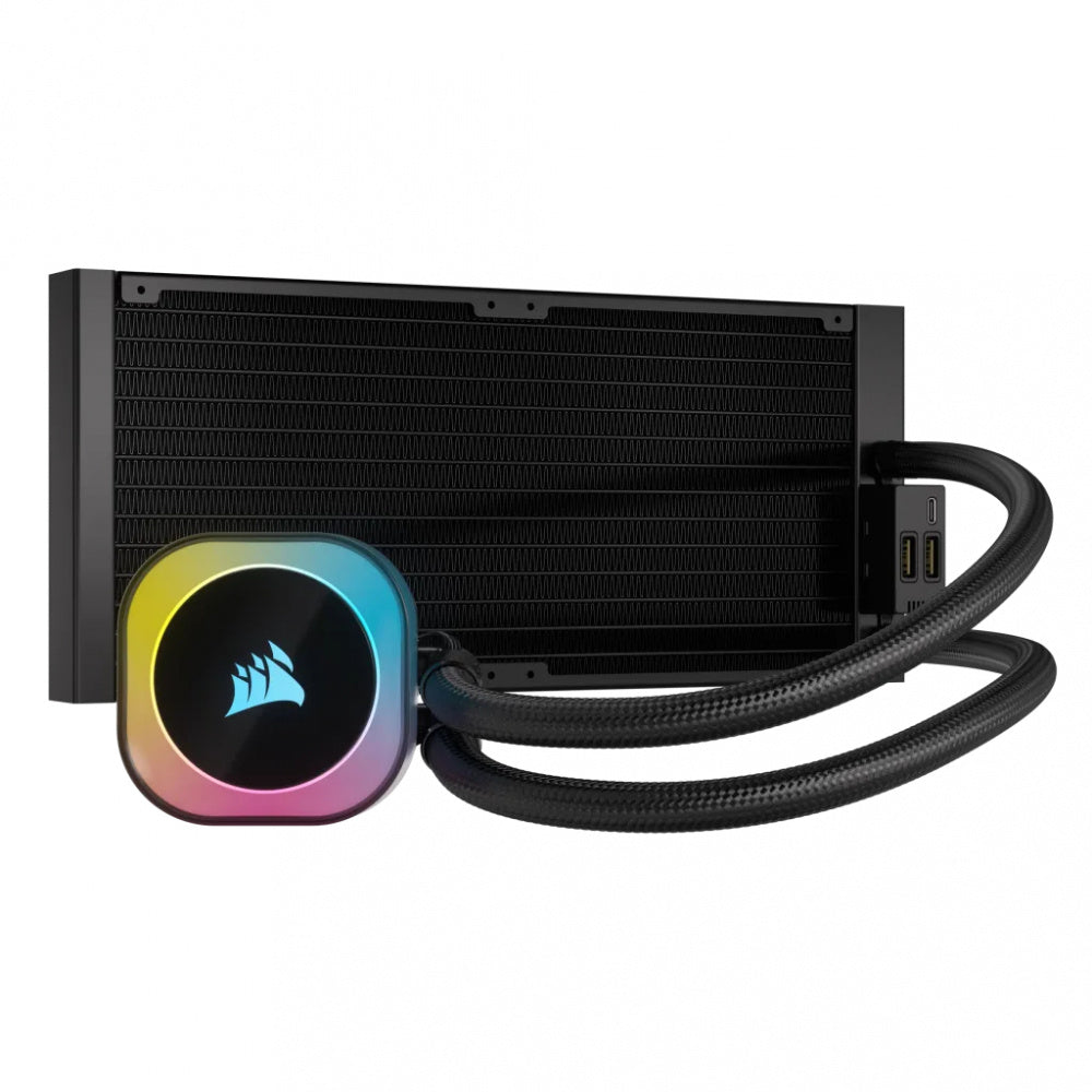 Disipador Con Enfriamiento Liquido Corsair Icue Link H115i / 280 Mm/ S-1700 1200/ Am5 Am4/ Rgb