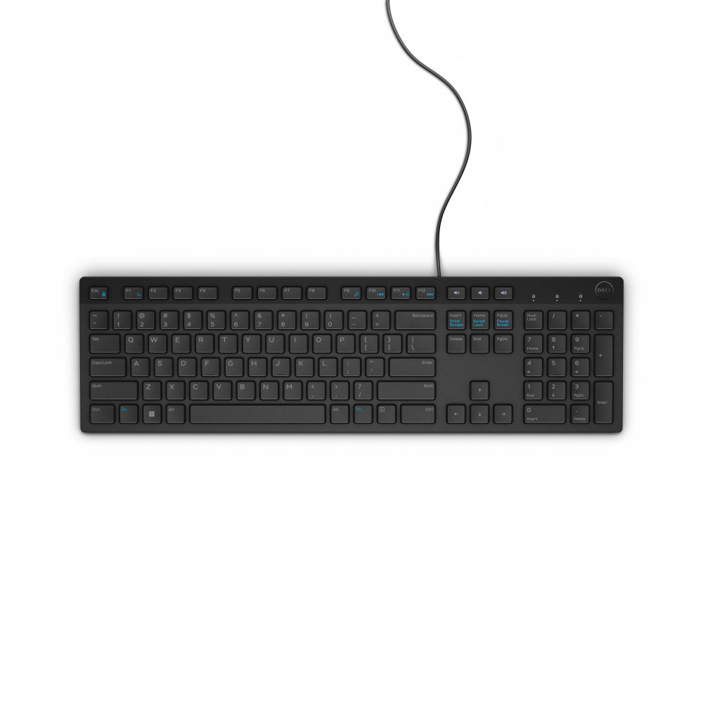 Kit Teclado Y Mouse Dell Km300c Alambrico De 105 Teclas En EspaÑol Color Negro