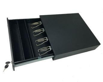 Cajon De Dinero Ec Line Ec-cd-50m, Negro, Compartimentos 4 Billetes - 8 Monedas