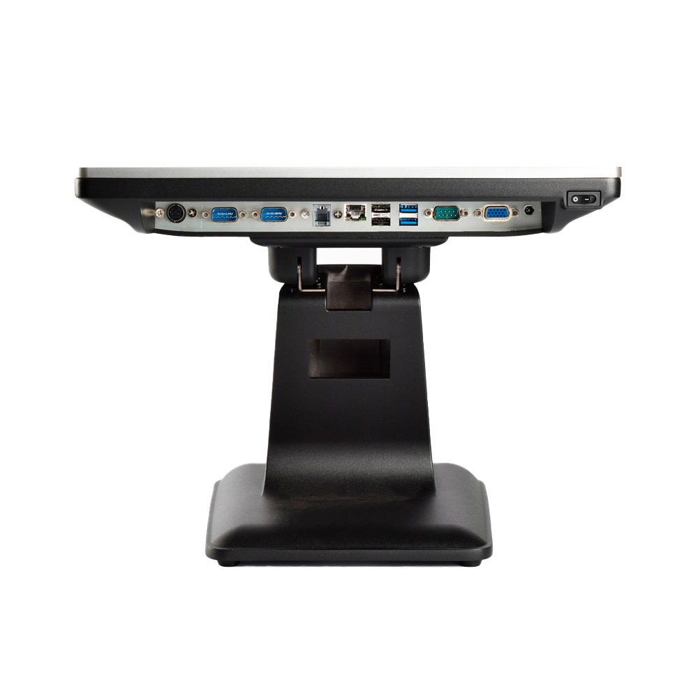 Terminal Punto De Venta Ec Line Ec-vp-1100-256-win, Aio Touch, Negro, 15 Pulgadas, Win 10 Oit Enterprise, Celeron J6412, Ram 8 Gb, 256 Gb Ssd, 4 Usb, Ethernet, Serial, Rj11