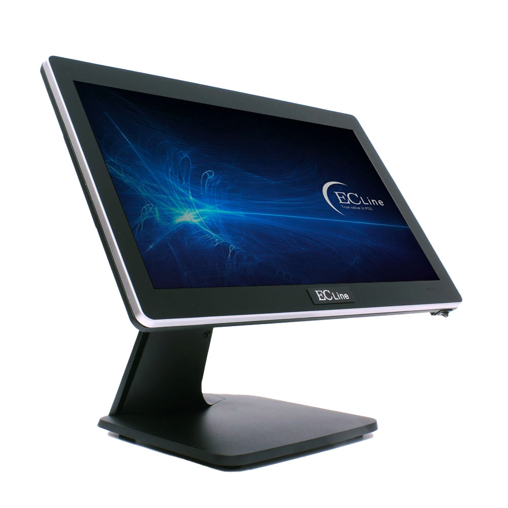 Terminal Punto De Venta Ec Line Ec-vp-3100-256-win, Aio Touch, Celeron J6412, Ram 8 Gb, 256 Gb Ssd, 4 Usb, Ethernet, Serial, Rj11 Negro, 15 Pulgadas Wide Screen, Win 10 Oit Enterprise,