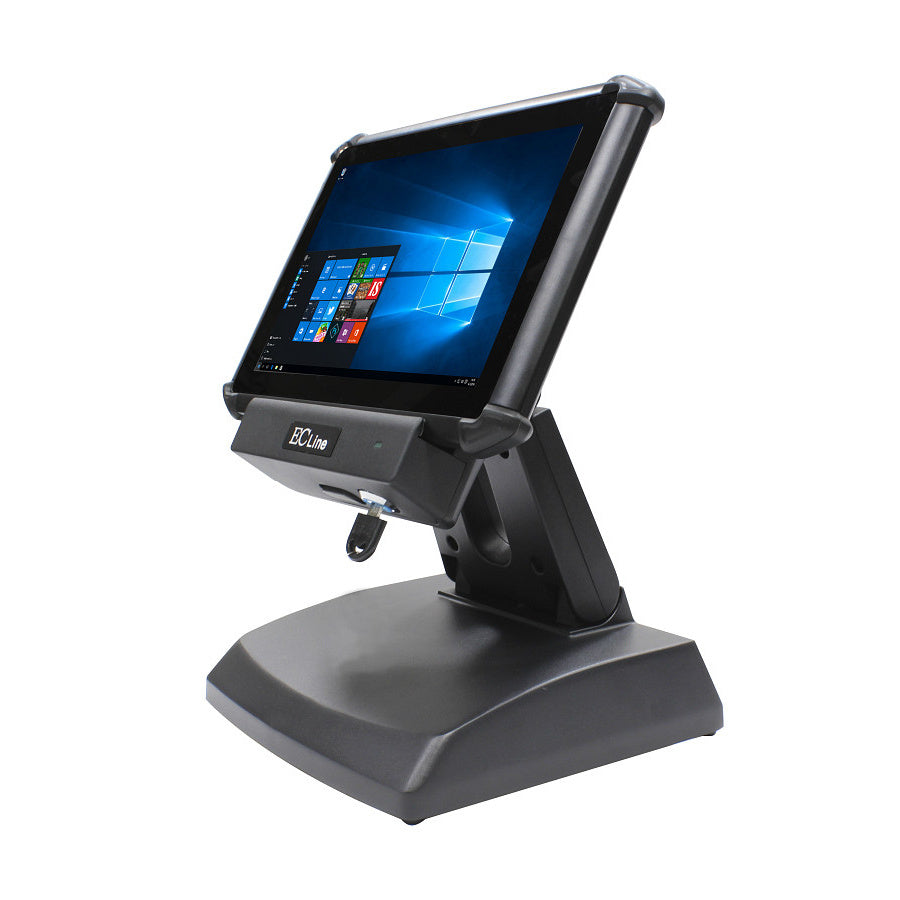Tableta Desmontable Ec Line Ec-wt-10n, Negro, Touch Capacitiva, Procesador Intel Atom X5-z8350, 10.1 Pulgadas, Ram 4gb, Almacenamiento 64gb, Sistema Operativo Windows 10 Enterprise