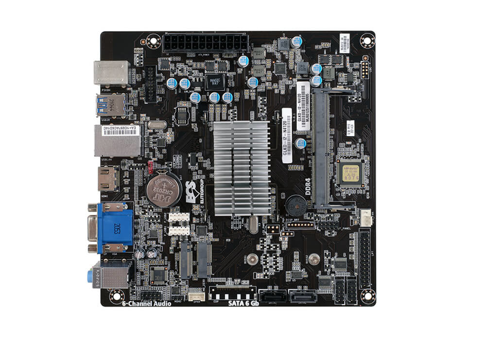 Mb Ecs Cpu Integrado Intel N4020 /1x Sodimm Ddr4 2133/vga/hdmi/6xusb /mini Itx/gama Basica