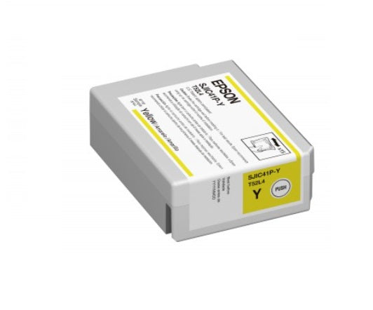 Cartucho Epson Modelo Sjic41p Amarillo, Para Tm-c4000