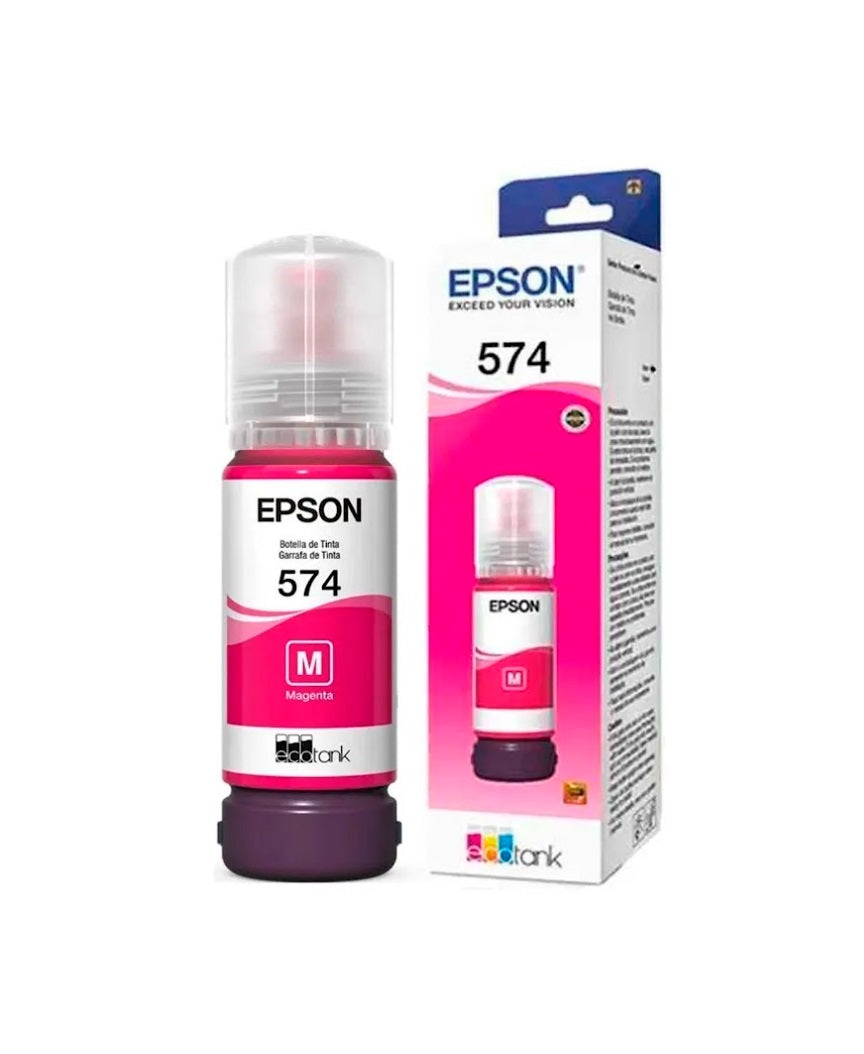 Botella De Tinta Epson Modelo T574 Magenta Para L8050