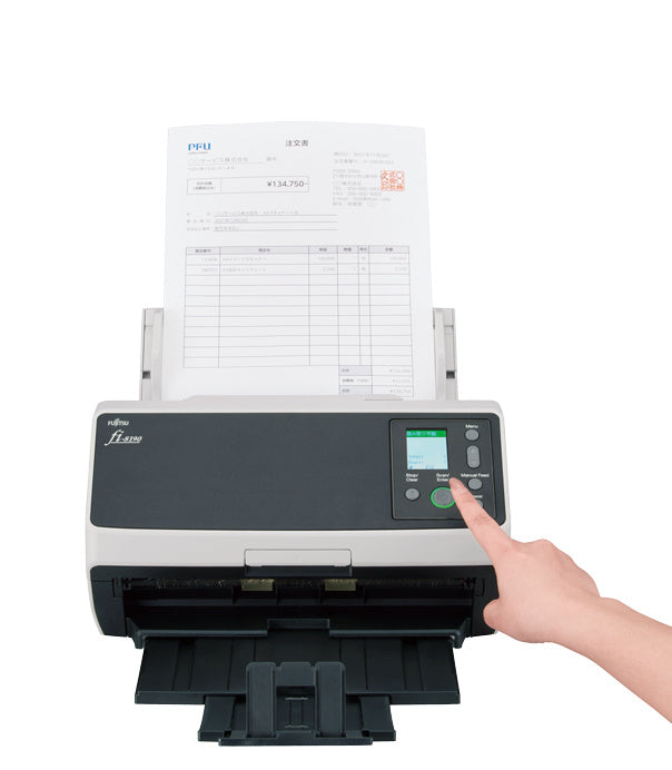 Escaner Fujitsu Fi-8190, 90 Ppm/180 Imp, 24 Bits, 600 Dpi, Usb, Duplex, Adf, Ethernet (red)