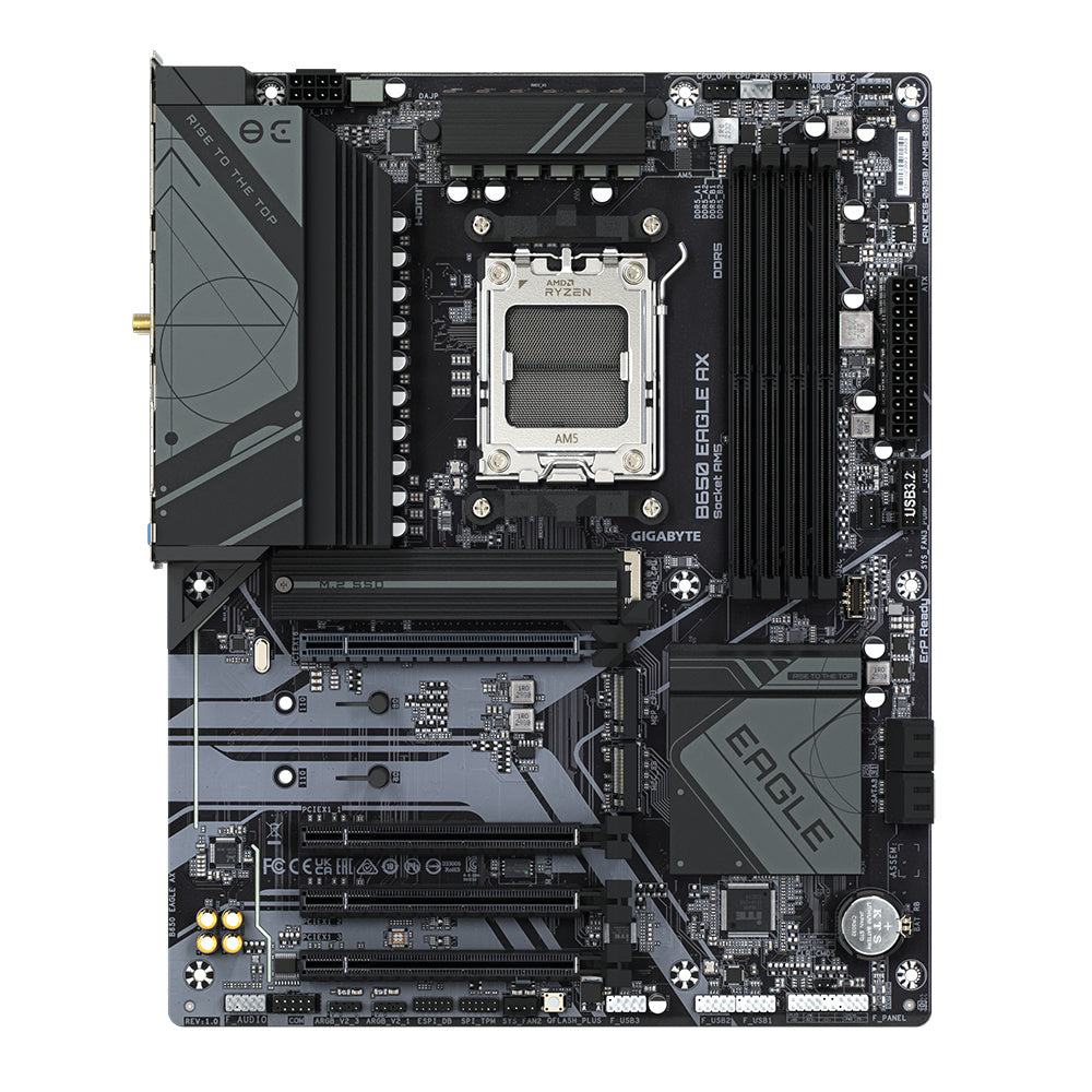 Tarjeta Madre Bigabyte B650 Eagle Ax S-am5 / 4x Ddr5 7600 Oc / Dp / Hdmi / Wifi / Bt / Pcie 4.0/ Atx / Gama Media
