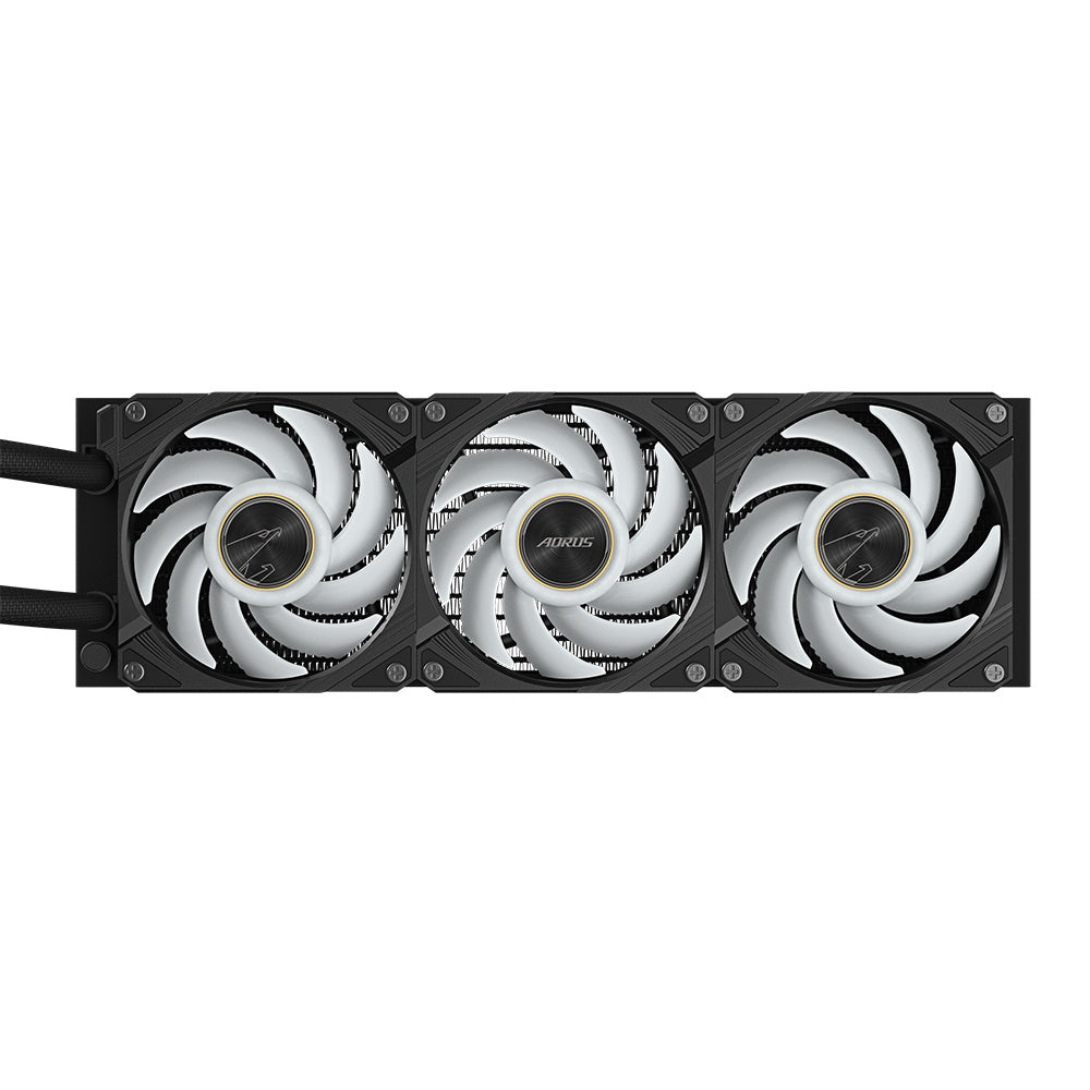 Disipador De Enfriamiento Liquido Gigabyte Gp-aorus Waterforce X Ii 360 / Intel 115x, 1200, 1700 / Amd Tr4, Am5, Am4, Str5 / 360mm / Color Negro