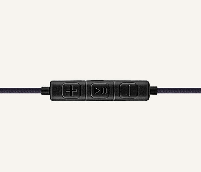 Audifonos Manos Libres Hune Haya Sustentable Trenzado Con Microfono Jack 3.5 (corteza)