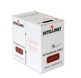 Bobina,intellinet,704830, Cat 5e Cca Utp 100m Multifilar Gris