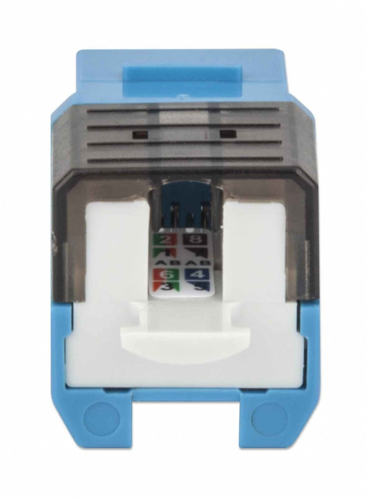 Jack,intellinet,772334, Cat 6a De Impacto (keystone) Azul