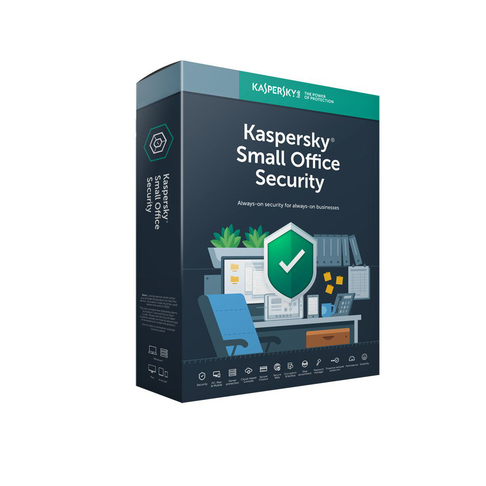 Esd Kaspersky Small Office Security 6 Dis + 6 Mobile + 1 File Server 1 AÑo