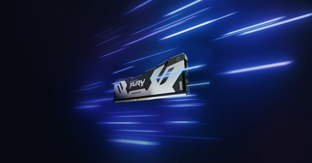 Memoria Ram Kingston Dimm Ddr5 48gb 6000mt/s Fury Renegade Silver Xmp Cl32 288pin 1.35v C/disipador De Calor P/pc/gamer/alto Rendimiento Kf560c32rs-48