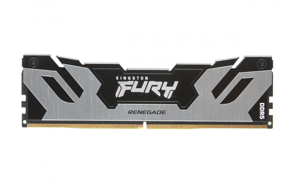 Memoria Ram Kingston Dimm Ddr5 48gb 6000mt/s Fury Renegade Silver Xmp Cl32 288pin 1.35v C/disipador De Calor P/pc/gamer/alto Rendimiento Kf560c32rs-48