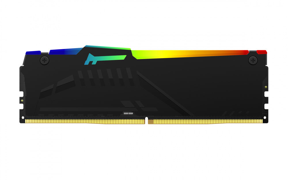Memoria Ram Kingston Dimm Ddr5 16gb 6000mt/s Fury Beast White Expo Rgb Cl30 288pin 1.4v C/disipador De Calor