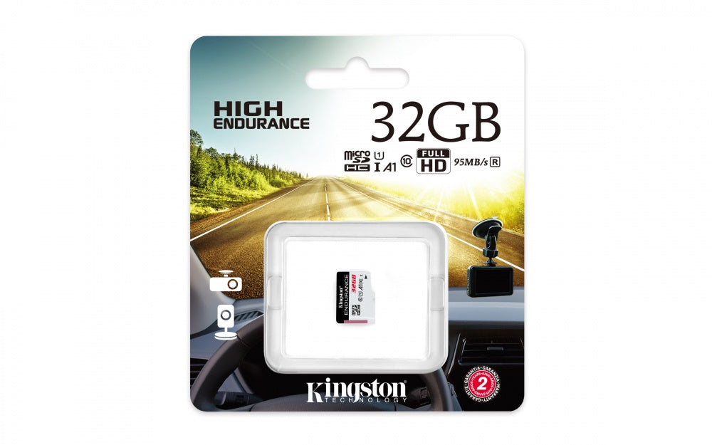 Memoria Flash Micro Sd Kingston Sdhc High Endurence 32gb 95r Uhs-i U1 V10 P/ Videovigilancia (sdce/32gb)
