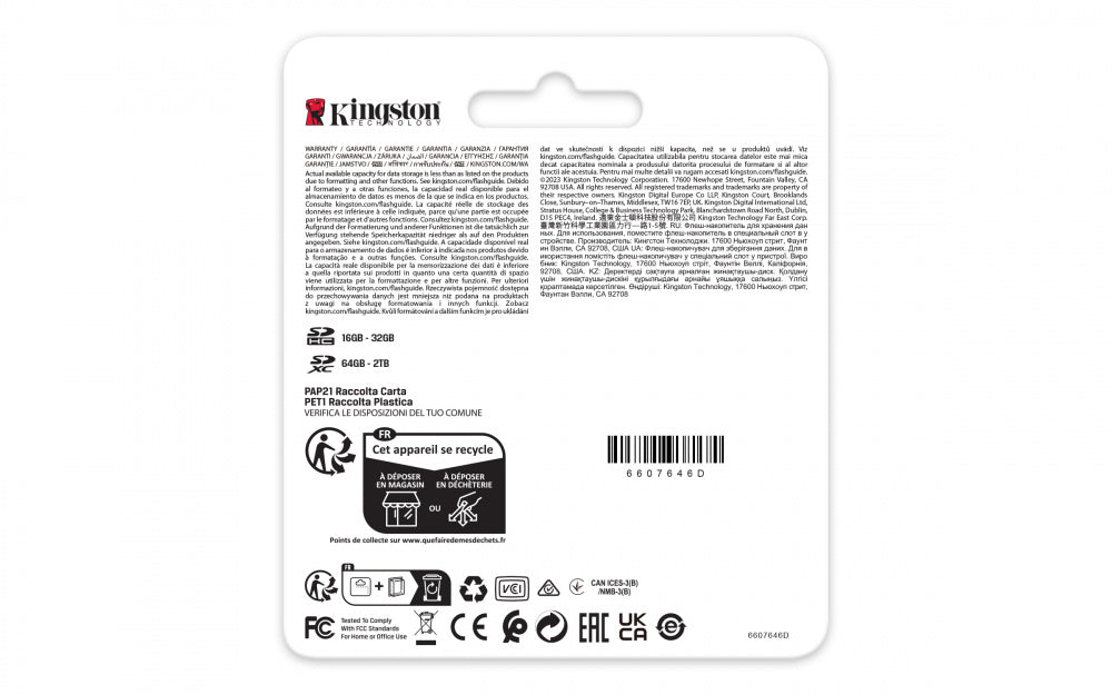 Memoria Flash Sd Kingston Sdxc Canvas React Plus 512gb 280r/150w Uhs-ii U3 V60 (sdr2v6/512gb)