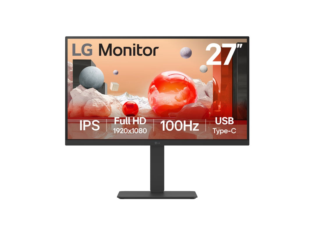 Monitor Pc Lg B2b 27ba750-b Fhd 27 Ips,usb-c Y Rj45,1920x1080,100hz,16:9,brillo 250nits,srgb99%,tr5ms,contr 1300:1,kvm,hdmi,displayport,altavoz 2wx2,inclinacion-altura-giro-pivote,vesa 100x100 Mm