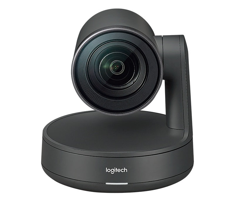 Sistema De Videoconferencia Logitech Rally Plus All In One 4k 30fps Zoom 15x Hd 2 Mic 2 Speakers Ideal Para Salas Grandes Y Extra Grandes