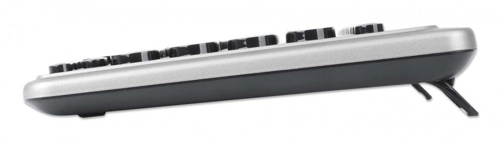Teclados/manhattan/180795/kit De Mini Teclado Y Mouse Óptico Inalámbricos Mwk4095
