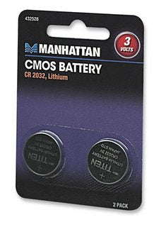 Bateria Pila ,manhattan,432528, Cmos 3v, 2 Piezas, Cr 2032