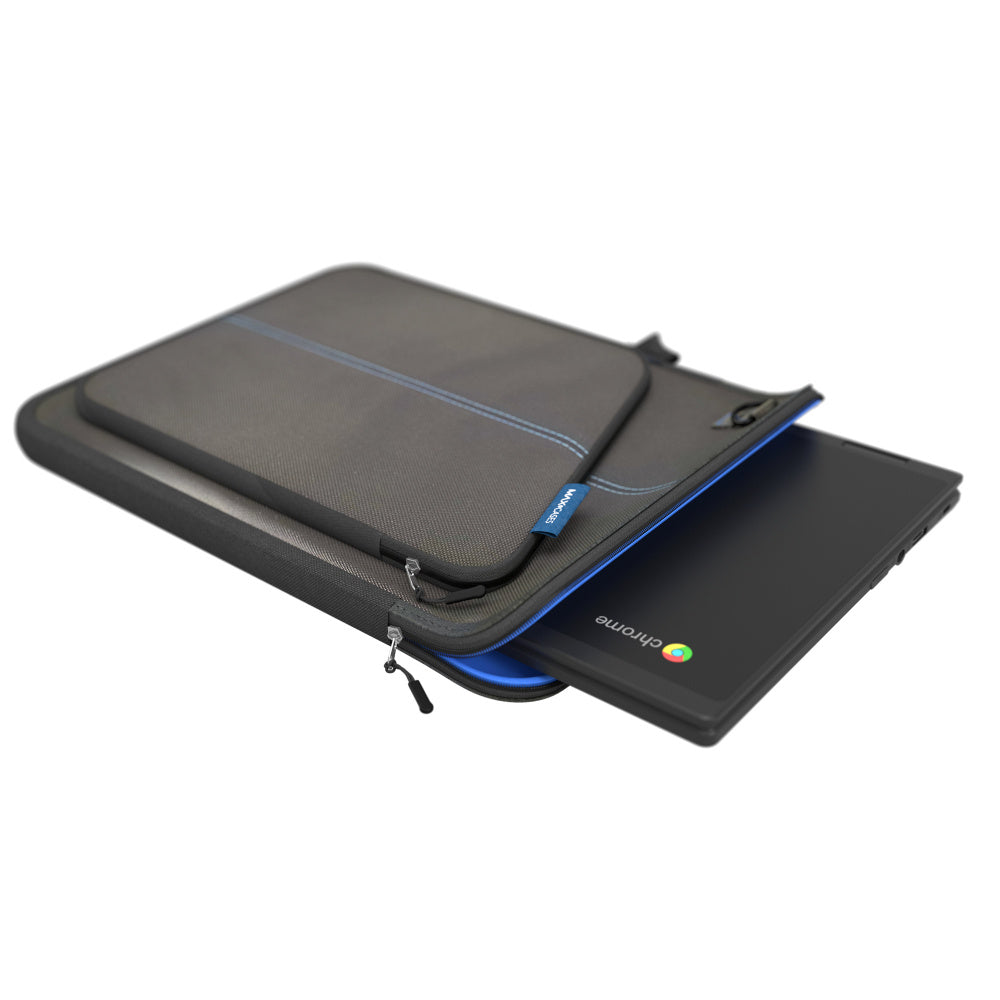 Funda Maxcase Mc-ssp3-11-blk Tipo Maletin Slim Sleeve W/pocket Para Laptop 11 G3 Black