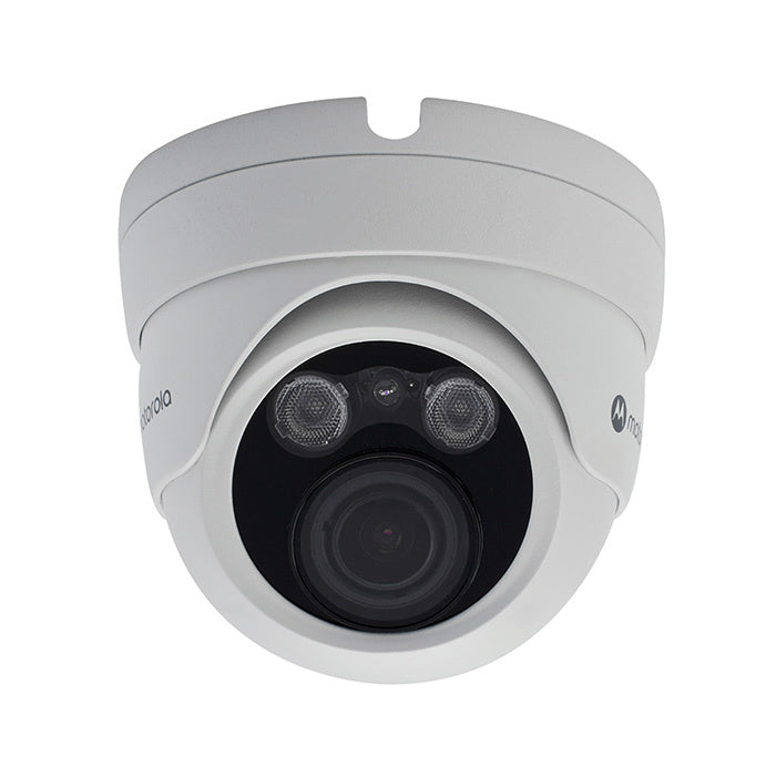 Camara Ip Motorola Mtidm045721 / Domo Metal / Varifocal Motorizada / 5mp / Icr, Dia-noche / Ip66 / Onvif / Poe / Dnr 2d-3d , Wdr Digital , Blc , Hlc , DesempaÑador / Ir 40m / Cyberseguridad Gdrp