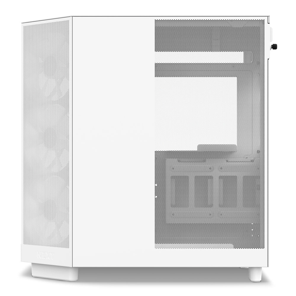 Gabinete Nzxt H6 Flow Rgb/ Vidrio Templado/blanco/atx, Micro-atx, Mini-itx/ Mid Tower/gamer