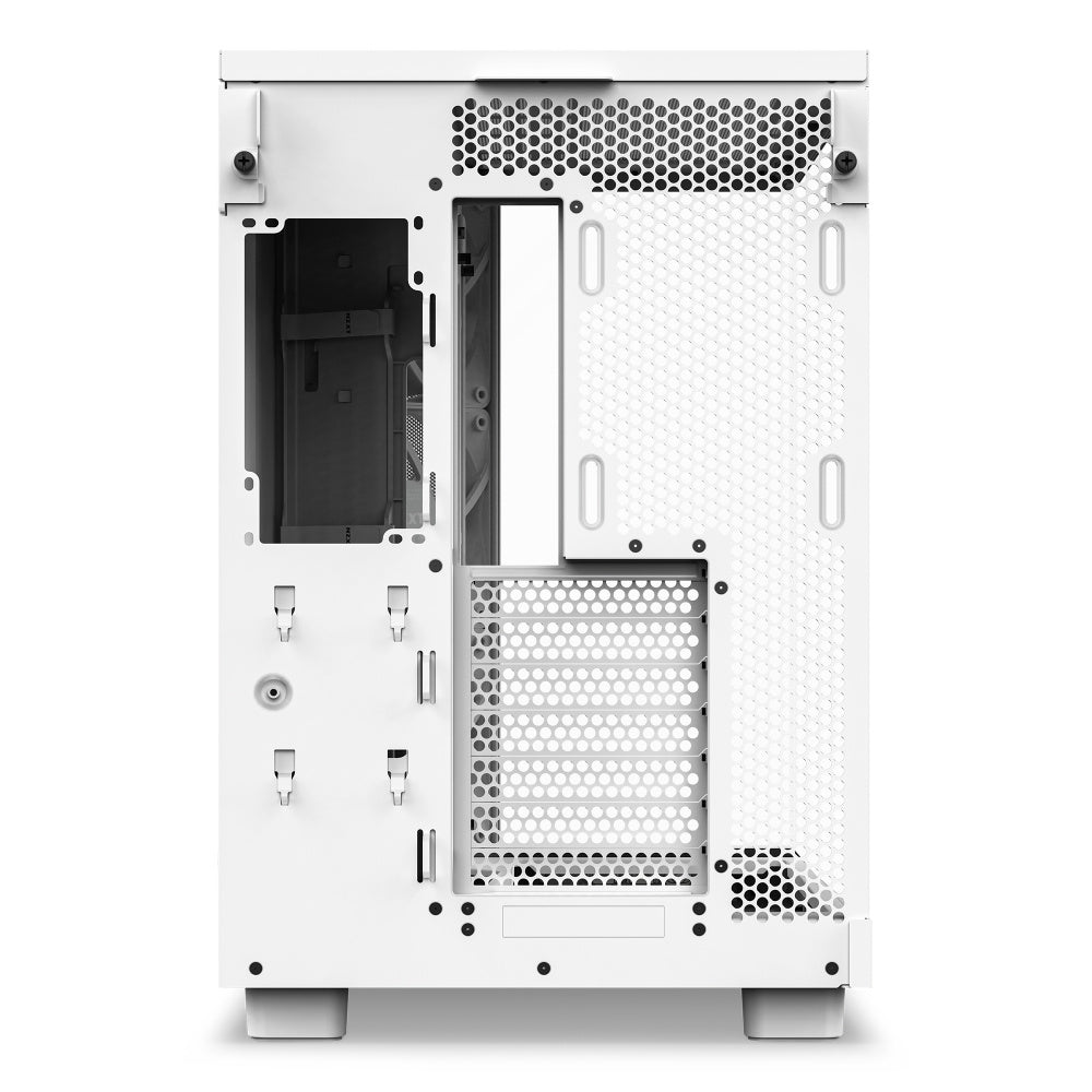 Gabinete Nzxt H6 Flow Rgb/ Vidrio Templado/blanco/atx, Micro-atx, Mini-itx/ Mid Tower/gamer