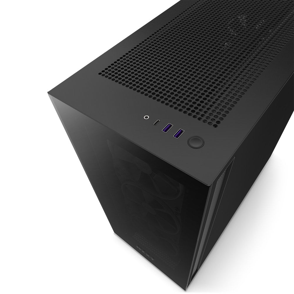 Gabinete Nzxt H7 Elite/negro Mate/con Ventana/midi-tower/atx/rgb/gamer