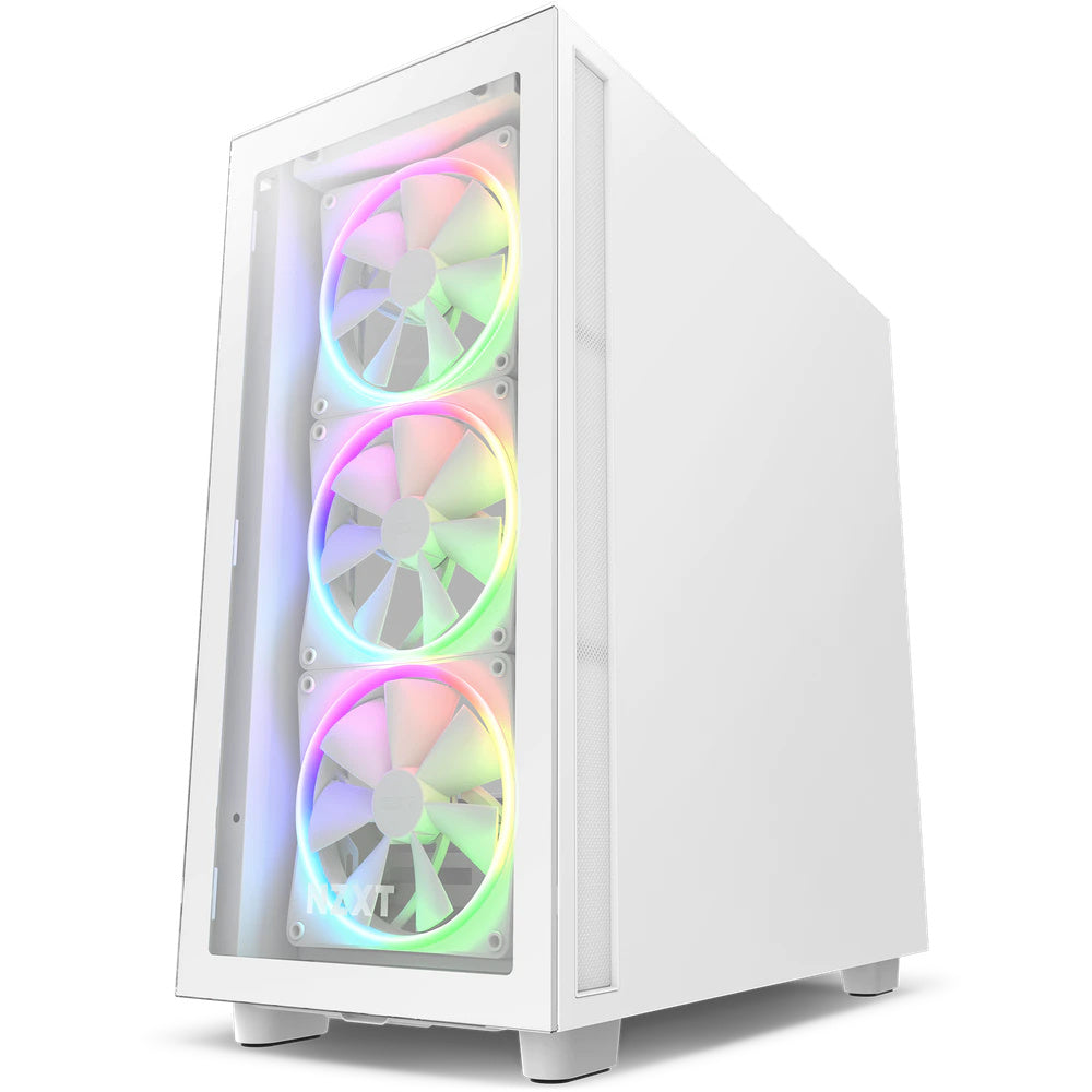 Gabinete Nzxt H7 Elite/ Blanco/con Ventana/midi-tower/mini-itx/micro-atx/rgb/gamer