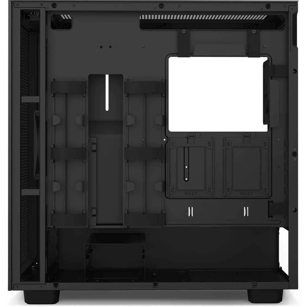 Gabinete Nzxt H7 Flow/negro Mate/con Ventana/midi-tower/micro-atx/gamer