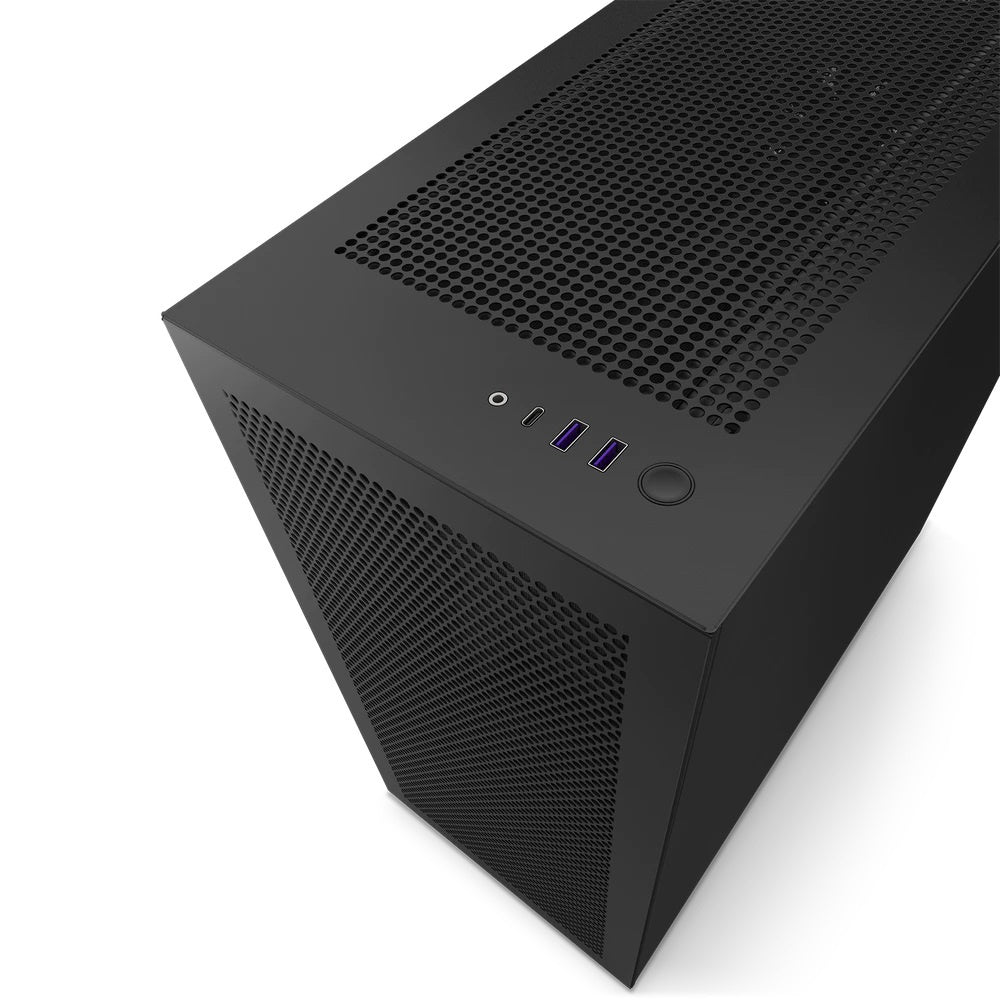 Gabinete Nzxt H7 Flow/negro Mate/con Ventana/midi-tower/micro-atx/gamer
