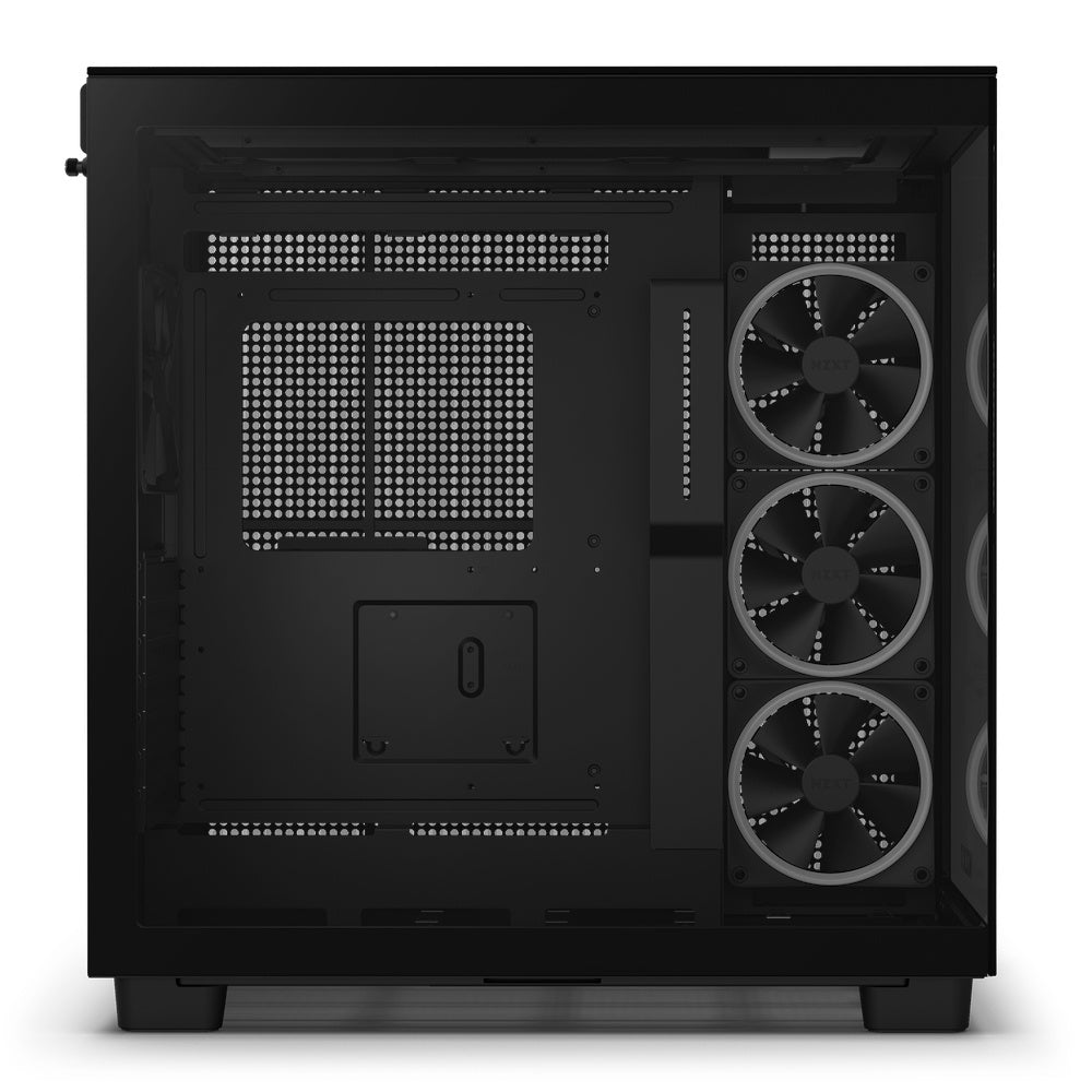 Gabinete Nzxt H9 Elite / Vidrio Templado / Negro / Atx Mid Tower /con 3 Ventiladores Rgb /1 Sin Rgb / Gamer