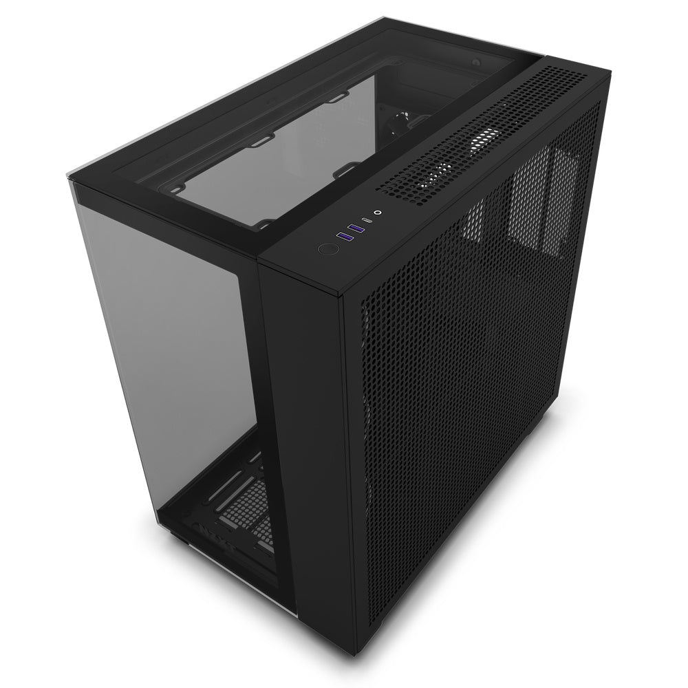 Gabinete Nzxt H9 Elite / Vidrio Templado / Negro / Atx Mid Tower /con 3 Ventiladores Rgb /1 Sin Rgb / Gamer