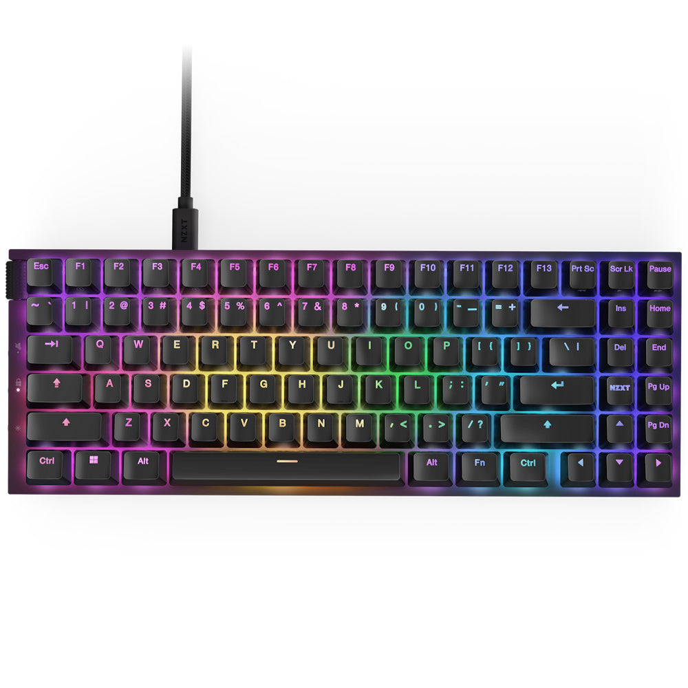 Teclado Mecanico Nzxt Function 2 Minitkl / Negro / Rgb / Switch Optical Red / Ingles/gamer
