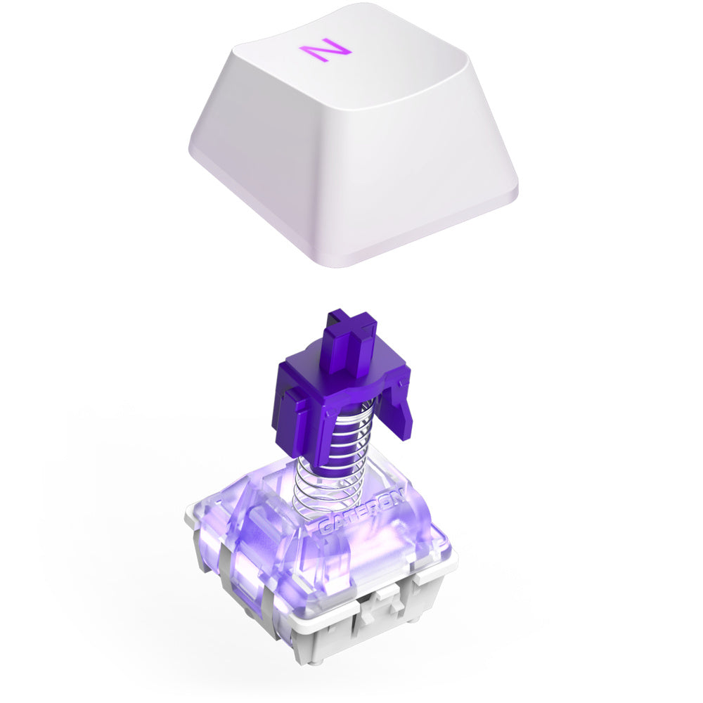 Teclado Mecanico Nzxt Function 2 Minitkl / Blanco / Rgb / Switch Optical Red / Ingles/gamer