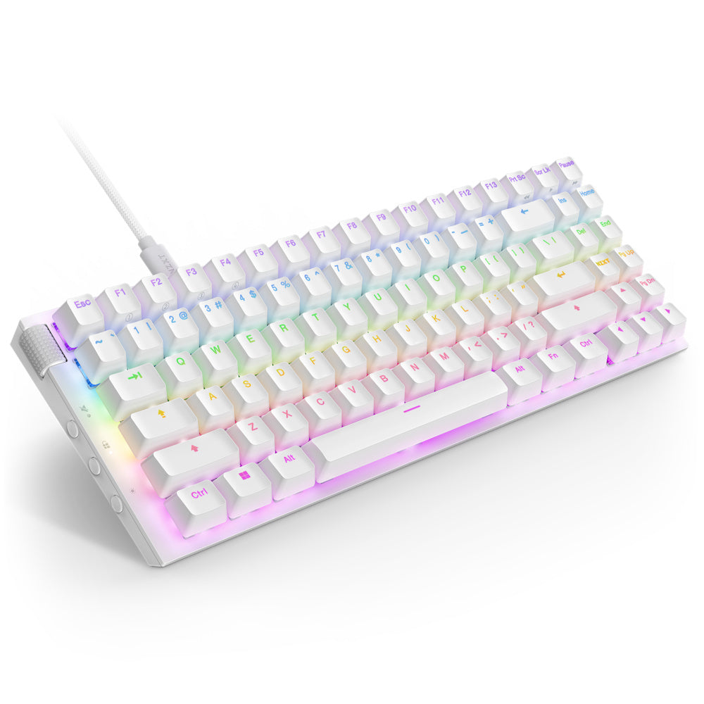 Teclado Mecanico Nzxt Function 2 Minitkl / Blanco / Rgb / Switch Optical Red / Ingles/gamer