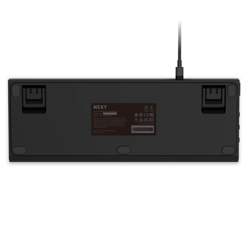 Teclado Nzxt Mini Tkl/negro/mecanico/almbrico/usb/ingls/gamer