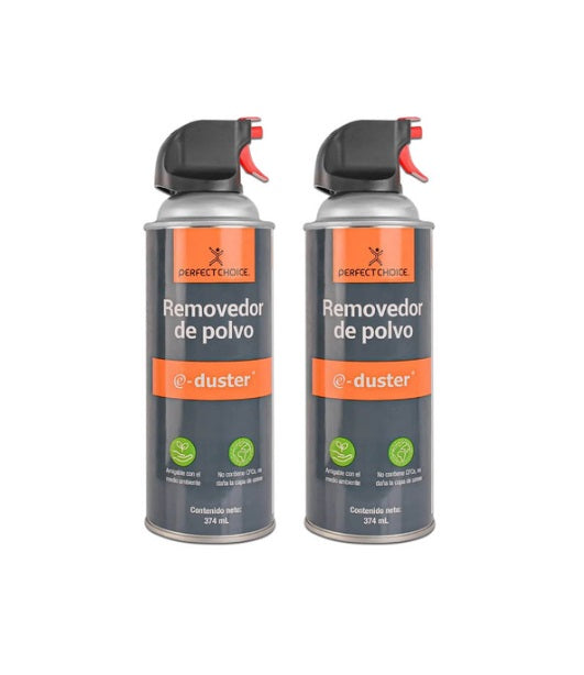 Aire Comprimido Two Pack Ecologico Cada Uno 374ml Perfect Choice