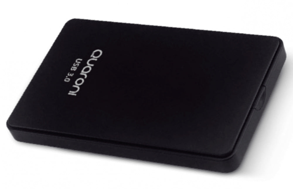 Carcasa Enclosure Quaroni Para Discos Duros/ssd 2.5 Pulgadas De 7mm/9.5mm Sata Usb 3.0 Color Negro
