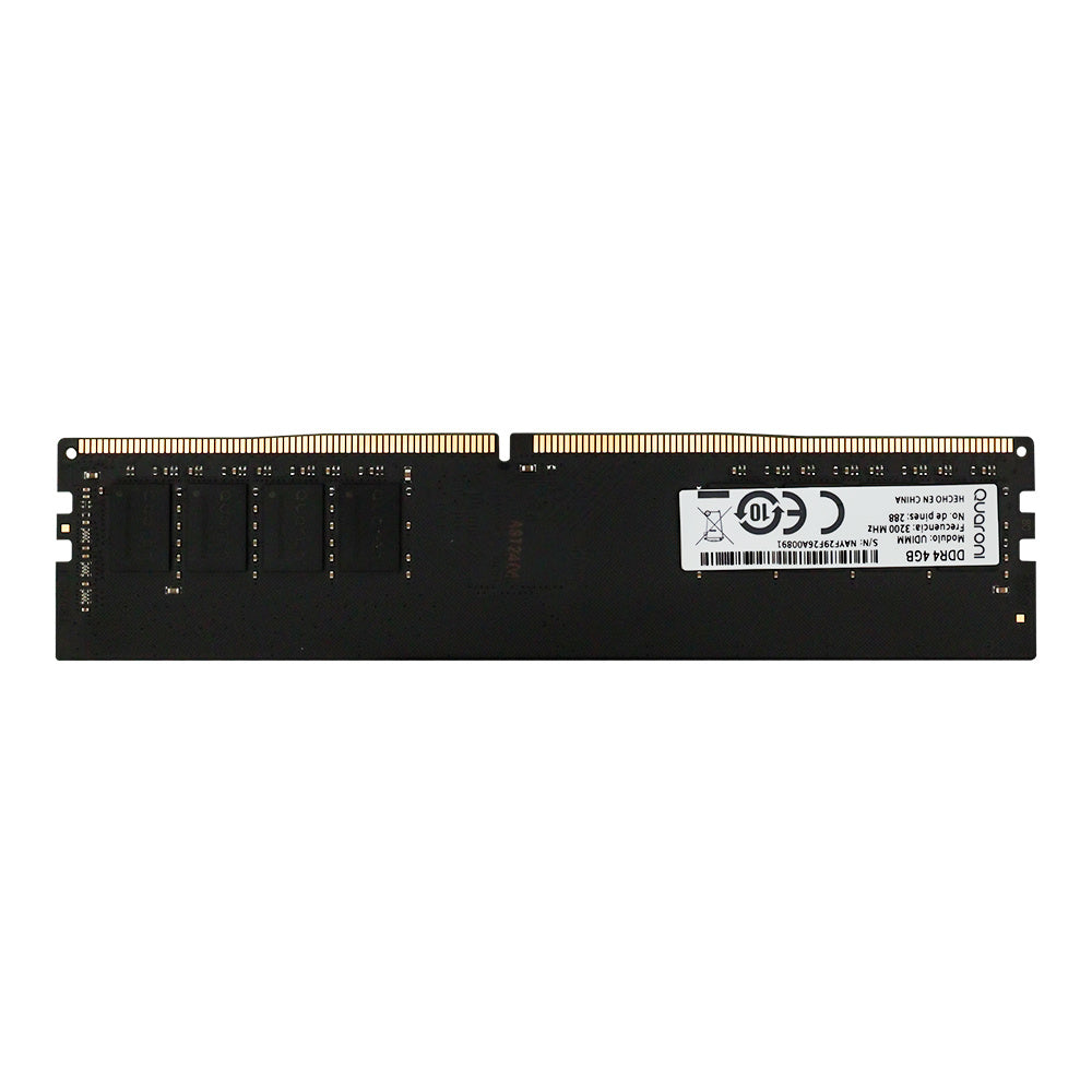 Memoria Ram Quaroni Udimm Ddr4 4gb 3200 Mhz Cl19 288pin 1.2v