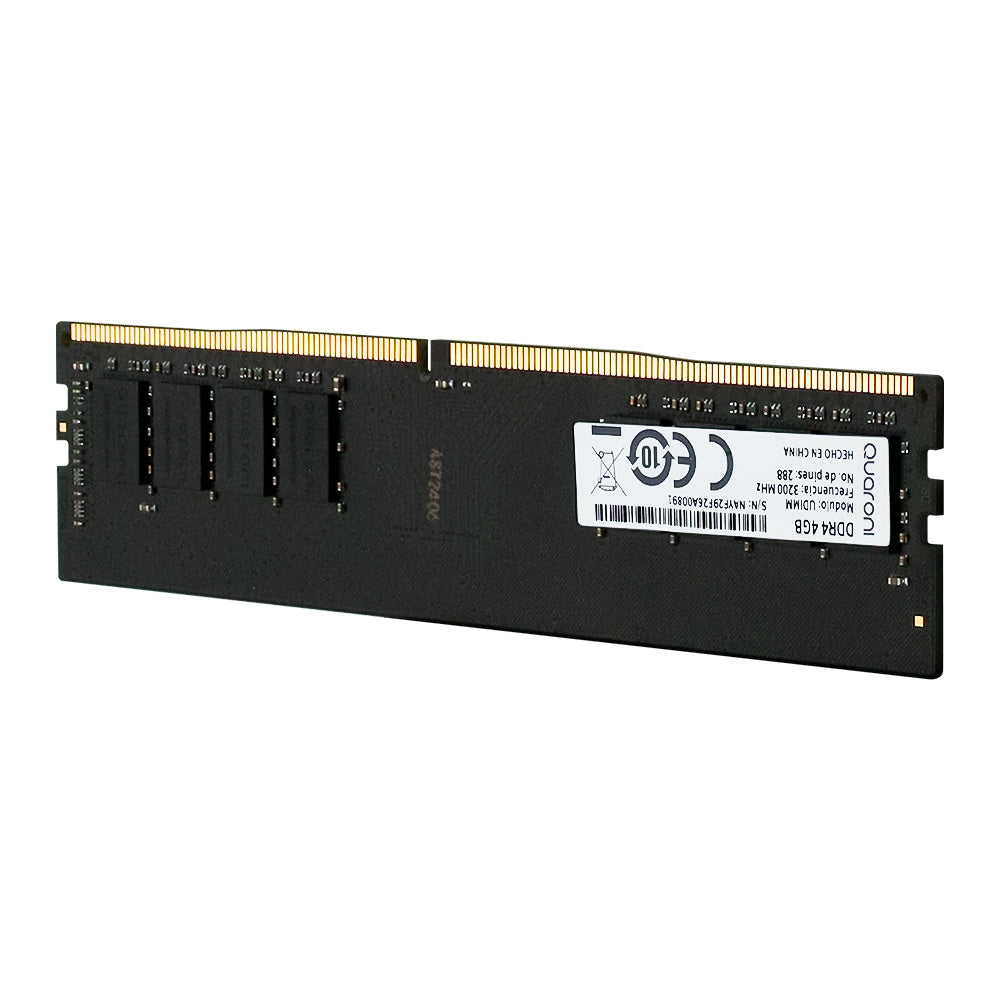 Memoria Ram Quaroni Udimm Ddr4 4gb 3200 Mhz Cl19 288pin 1.2v