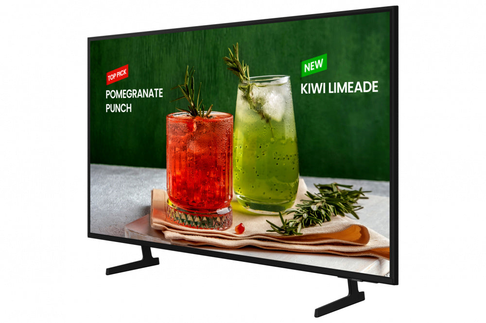 Television Led Samsung 75 Semi Profesional Smart Tv Serie Be75d-h, 4k Uhd 3840x2160, 3 AÑos Garantia, SeÑalizacion Digital Basica, Apps Smart, Usb, Hdmi, 16/7