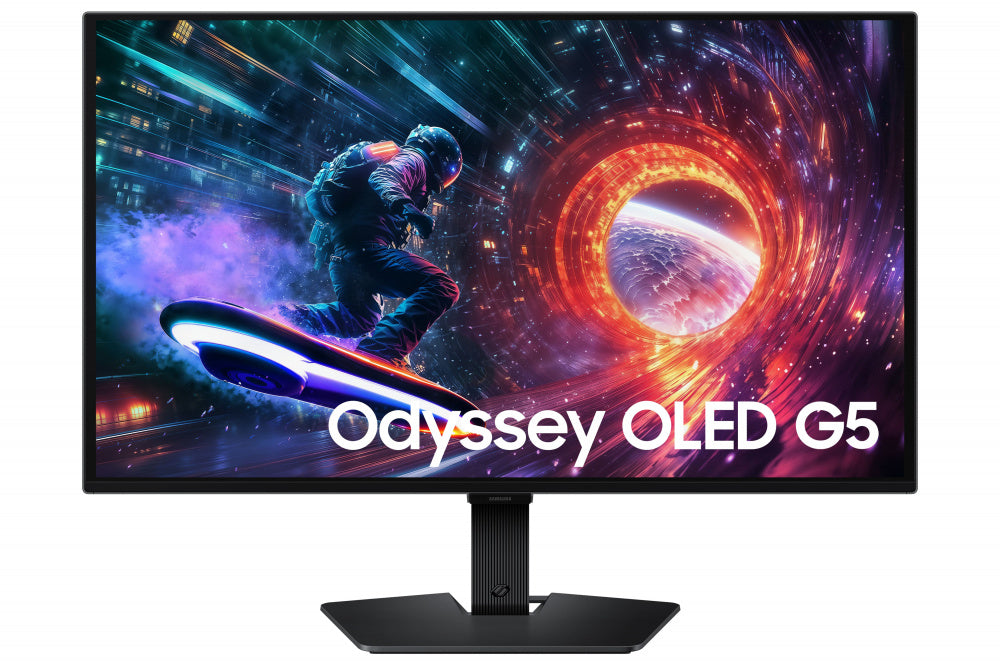 Monitor Led Samsung 27 Pulgadas /g5 Odyssey Gamer/qhd (2560 X 1440)/ Oled / Plano/ Dp/ Hdmi/ 144hz/ Negro