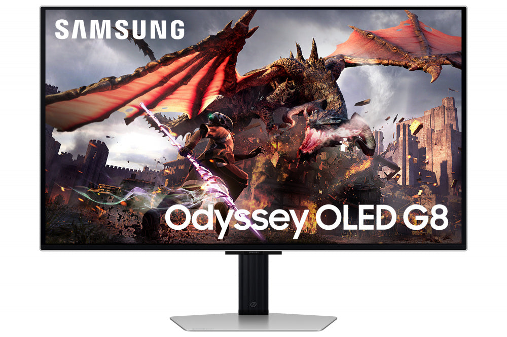 Monitor Led Samsung 32 Pulgadas 4k Uhd (3,840 X 2,160) Flat, Odyssey Oled G8, 0.03ms, Freesync Premium Pro, 240 Hz, D. Port, Hdmi, Usb Hub, Wifi, Bocinas