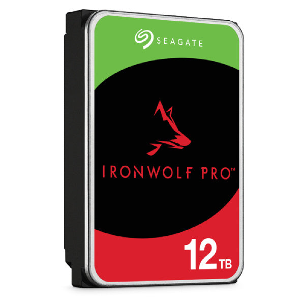 Disco Duro Interno Seagate Ironwolf Pro 12tb 3.5 Escritorio Sata3 6gb/s 256mb 7200rpm 24x7 Hot-plug Nas Sin Limite De Bahias