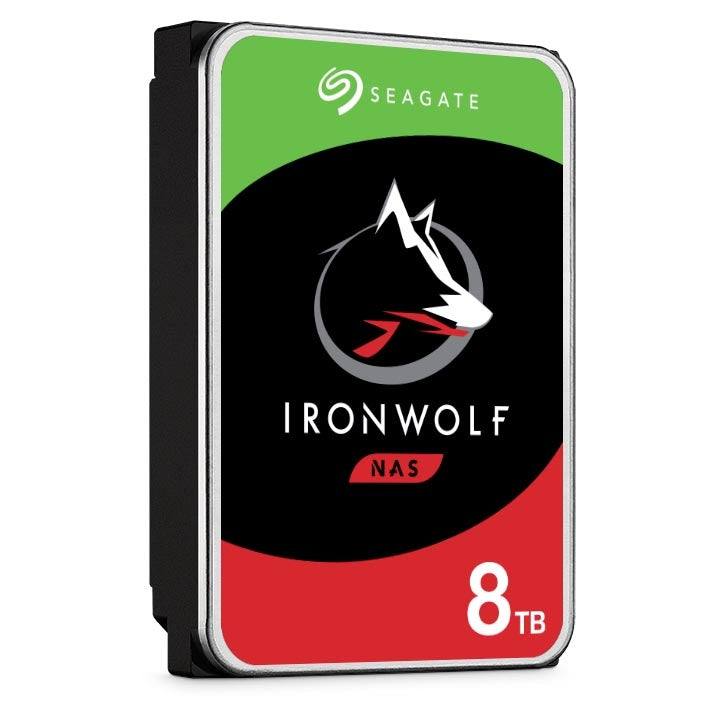 Disco Duro Interno Seagate Ironwolf 8tb 3.5 Escritorio Sata3 6gb/s 256mb 7200rpm 24x7 Hot-plug Nas 1-8 Bahia